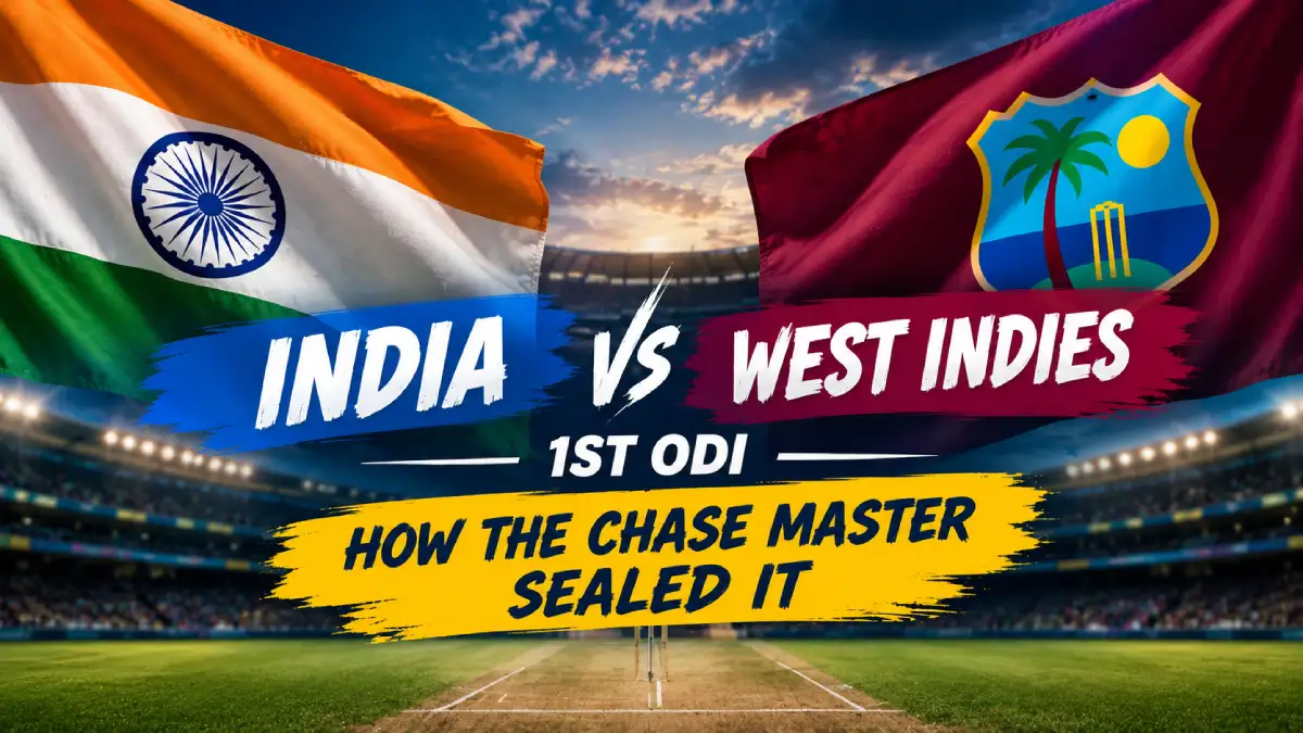 India vs West Indies 1st ODI